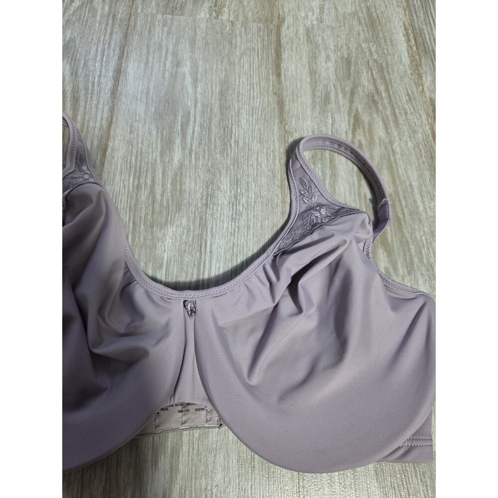 Bali Comfort Revolution Underwire Bra 36DD Purple Full Coverage Everyday EUC - Picture 2 of 6